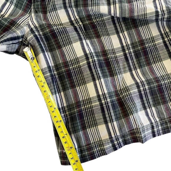 IZOD Plaid Cotton Shorts – Men’s Size 36 Casual Preppy Summer Checkered Shorts - Picture 8 of 10